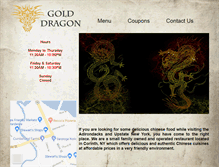 Tablet Screenshot of golddragonchineserestaurantcorinth.com